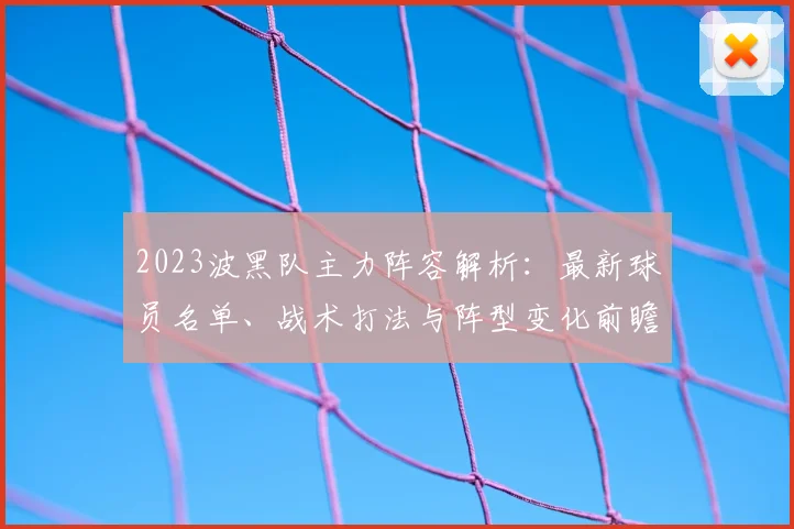 2023波黑队主力阵容解析：最新球员名单、战术打法与阵型变化前瞻